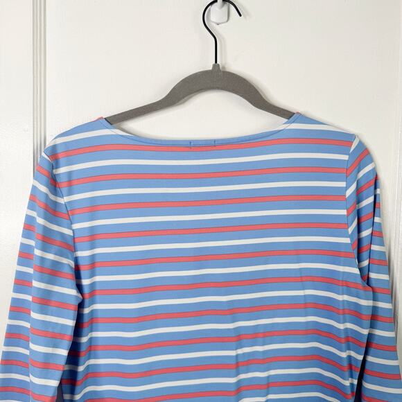J. McLaughlin Nicola Layered Top Striped Catalina Cloth 3/4 Sleeve Size Large L - Picture 9 of 10